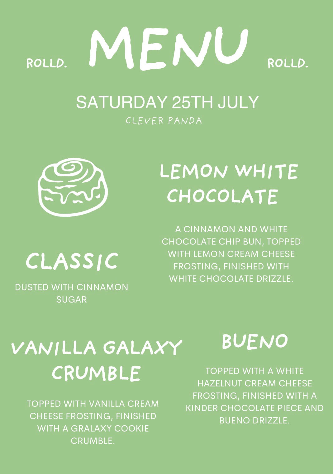 Rolld Cinnamon Buns (pre-order)